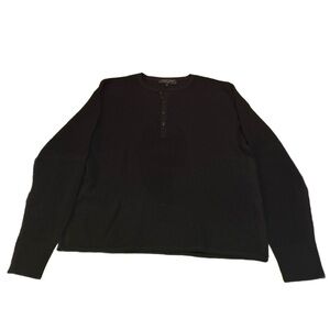 Rag & Bone 100% Merino Wool Button Sweater Navy XXL NWOT